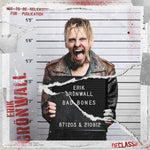 the album cover for Erik Gronwall - Bad Bones (red Splatter Vinyl) (i)