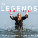 the album cover for Laura Strickling - Legends - Rebellion