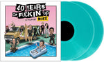 the album cover for NOFX / Fat Mike - 40 Years of Fuckin' Up: Soundtrack + Score[Turquoise]