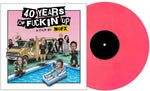 the album cover for NOFX - 40 Years of Fuckin' Up: Soundtrack [Pink]