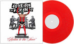 the album cover for Fat Mike - Rotten to the Score: The 40 Years of Fuckin' Up Original Score[Transparent Red with Silver Glitter ]