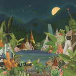 the album cover for Monster Rally - Echoes Of The Emerald Sands [Colored Vinyl]