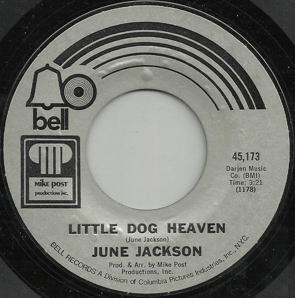 June Jackson : Little Dog Heaven (7", Single)