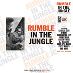 the album cover for Soul Jazz Records Presents - Rumble in the Jungle [2LP]
