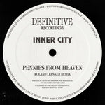 the album cover for Inner City & Kevin Saunderson - Pennies From Heaven (roland Leesker Remix)