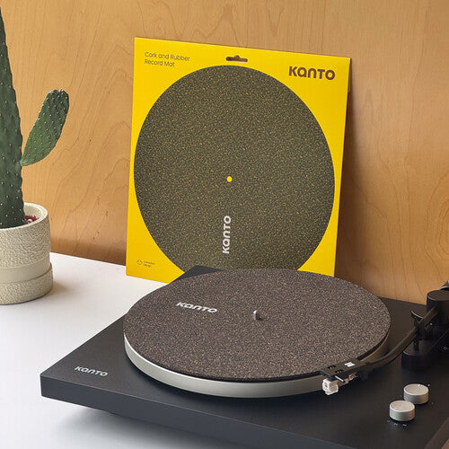 Kanto TT-CRM 12 Inch Anti-Static Cork and Rubber Turntable Mat