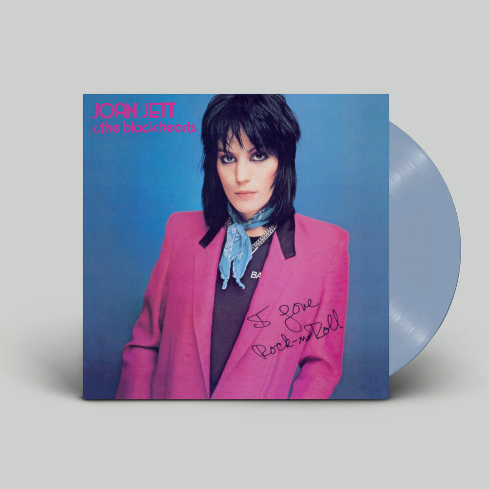 the album cover for Joan Jett& The Blackhearts - I Love Rock 'n Roll (45th Anniversary) (Blue)