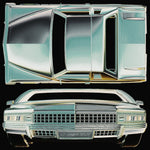 the album cover for DJ Spanish Fly - Cadillac Warning - Red [Colored Vinyl] (Ofgv) (Red)