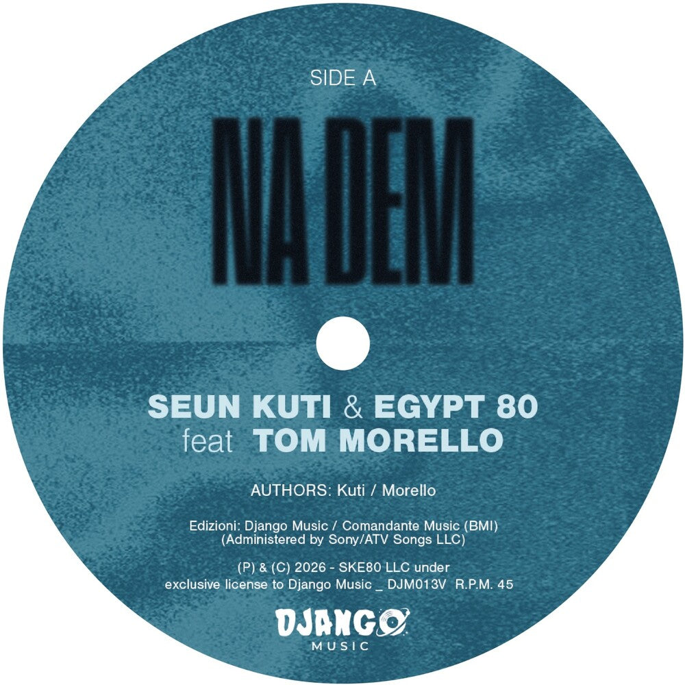 the album cover for Seun Kuti& Egypt 80 - Na Dem / Problems