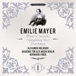 the album cover for Alexander Melnikov - Emilie Mayer: Pno Cno Sym No.1 Overtures