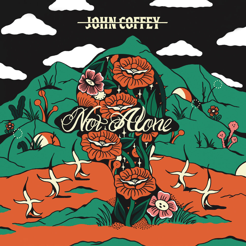 the album cover for John Coffey - Not Alone