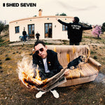 the album cover for Shed Seven - Matter Of Time - Black/Red Marble (Blk) [Colored Vinyl]