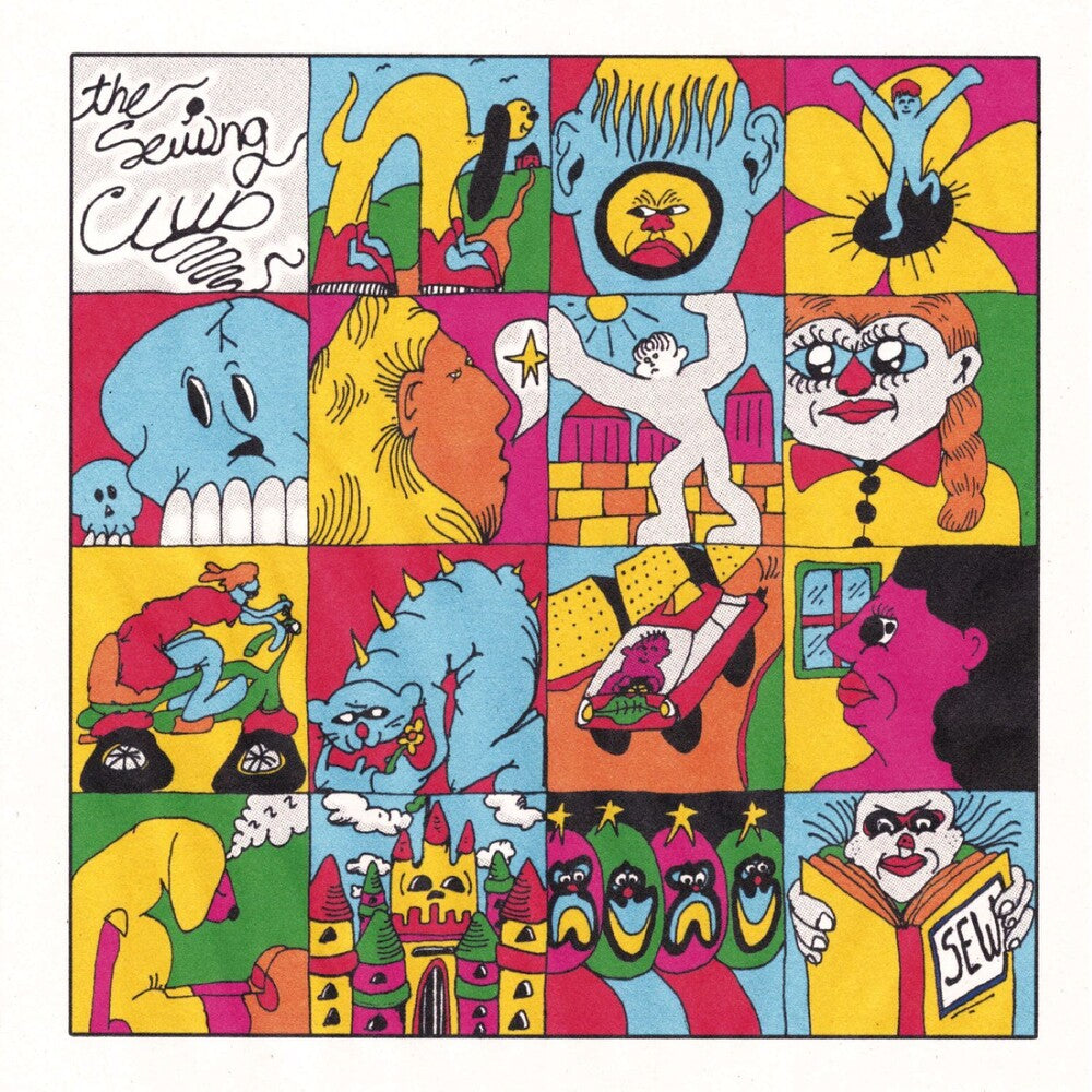 the album cover for Sewing Club - Sew - Coke Bottle Clear Vinyl [Clear Vinyl]