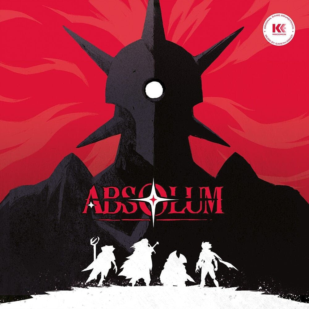 the album cover for Gareth Coker(Colv) (Red) (Wht) - Absolum - (2026 Edition) - O.S.T. [Colored Vinyl] (Red)
