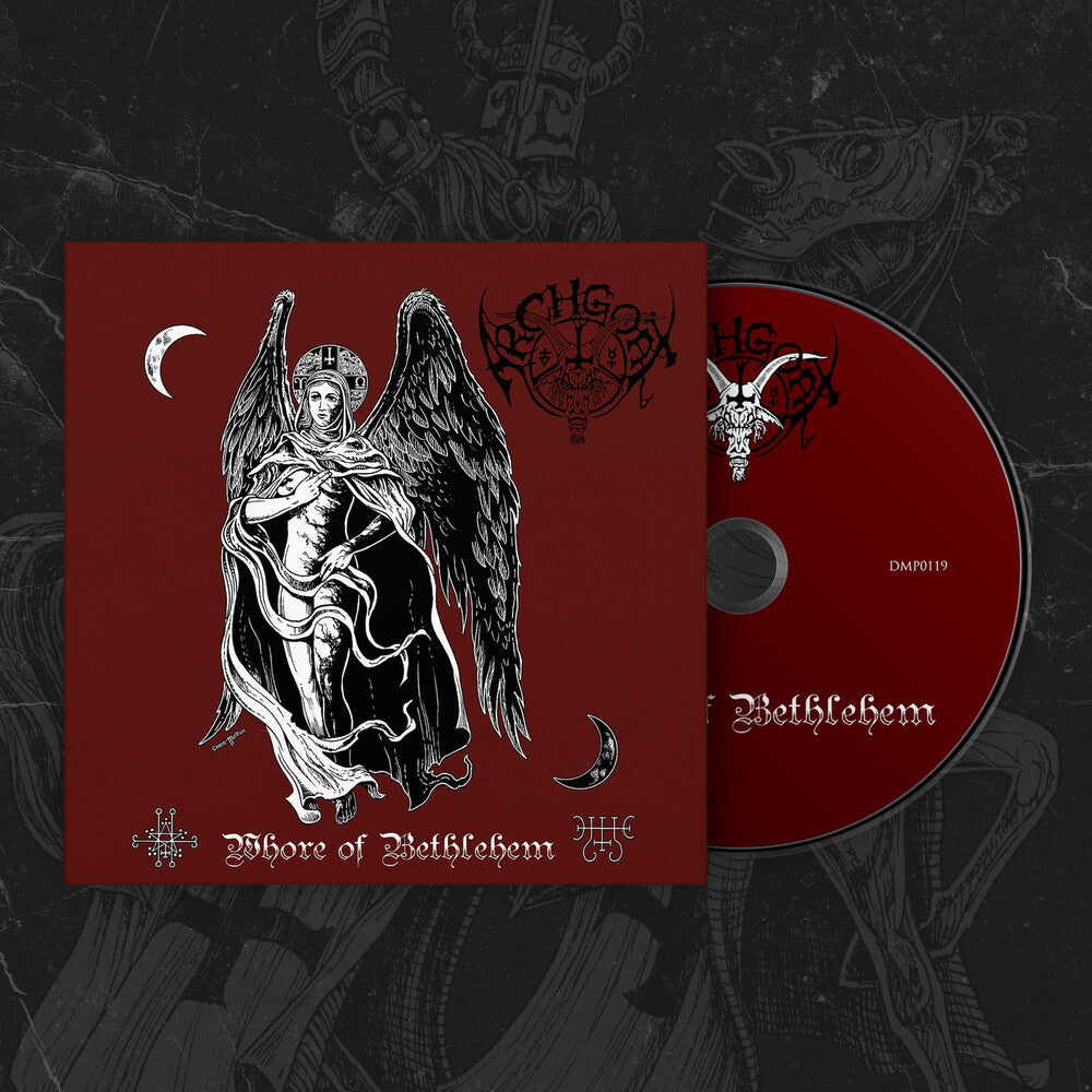 the album cover for Archgoat - Whore Of Bethlehem
