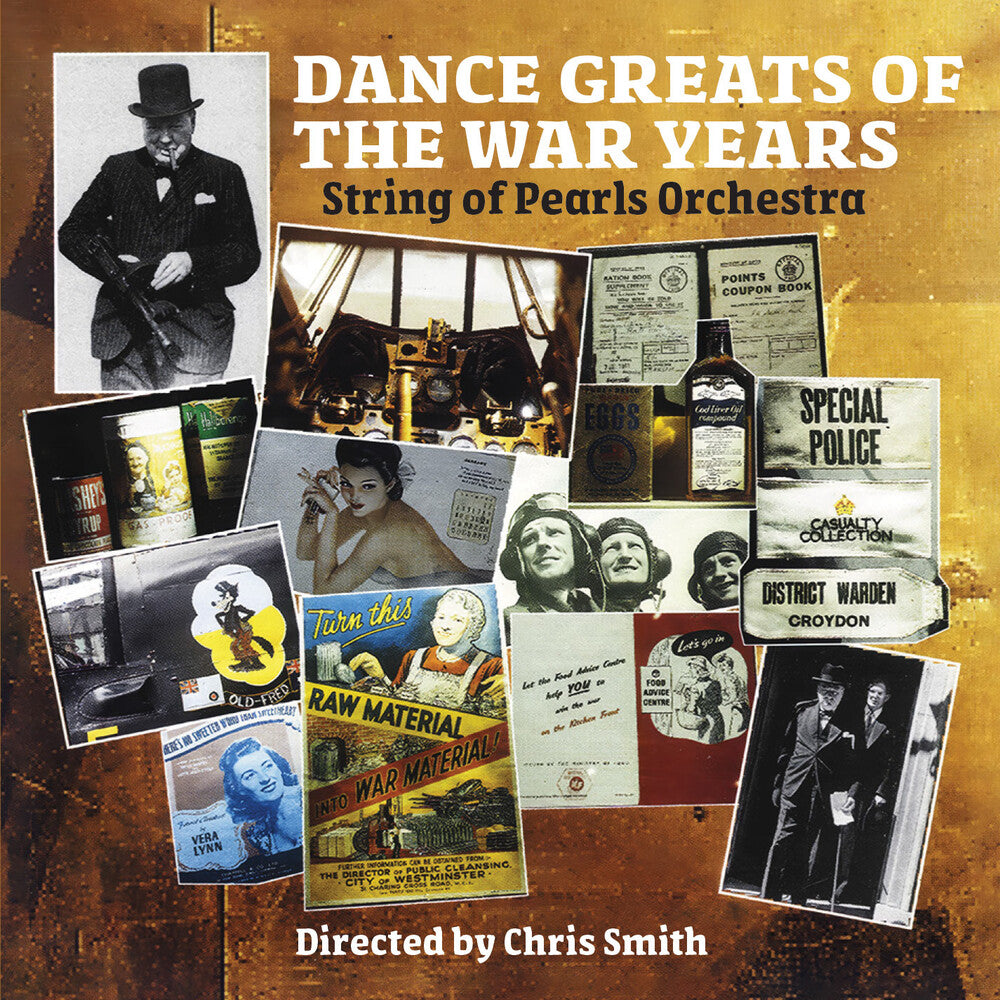 the album cover for String Of Pearls Orchestra - Dance Greats Of The War Years (Mod)