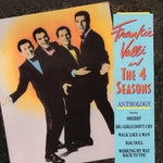 the album cover for Frankie Valli& 4 Seasons - Anthology: Greatest Hits (Blue) [Clear Vinyl] [Limited Edition]