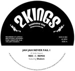 the album cover for Henry & Louis - Jah Never Fail I: Red I Remixes (10in) (Ep)