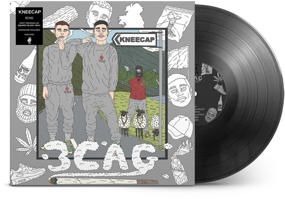 the album cover for Kneecap - 3cag