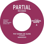 the album cover for Sandeeno - Put Down De Guns' (Ep)