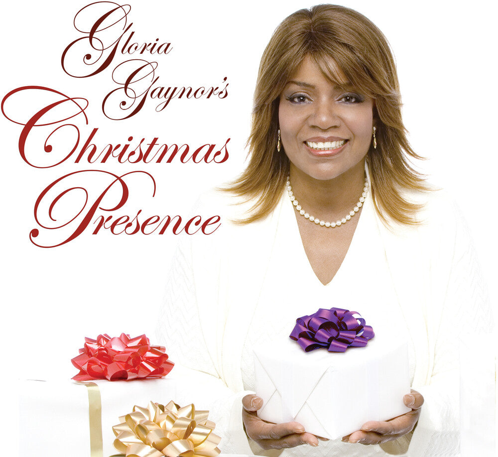 the album cover for Gloria Gaynor - Christmas Presence [Clear Vinyl] [Limited Edition] (Red)