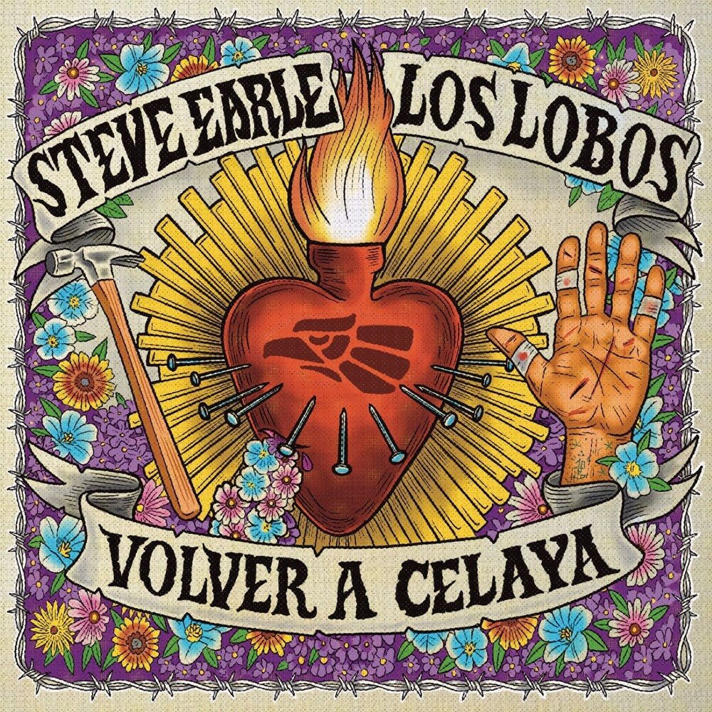 the album cover for Steve Earle/ Los Lobos - Volver A Celaya / City Of Immigrants [Indie Exclusive] [Indie Exclusive]