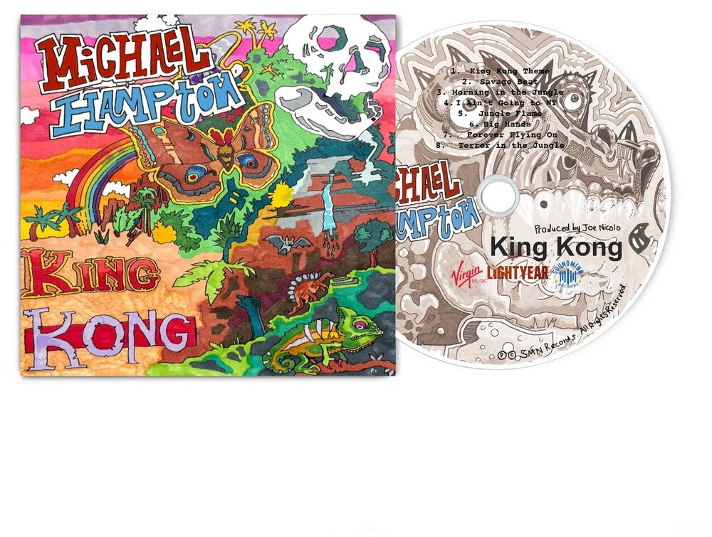the album cover for Michael Hampton - King Kong