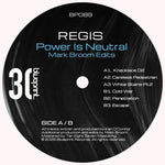 the album cover for Regis - Power Is Neutral (Blk) [Colored Vinyl] (Ep)