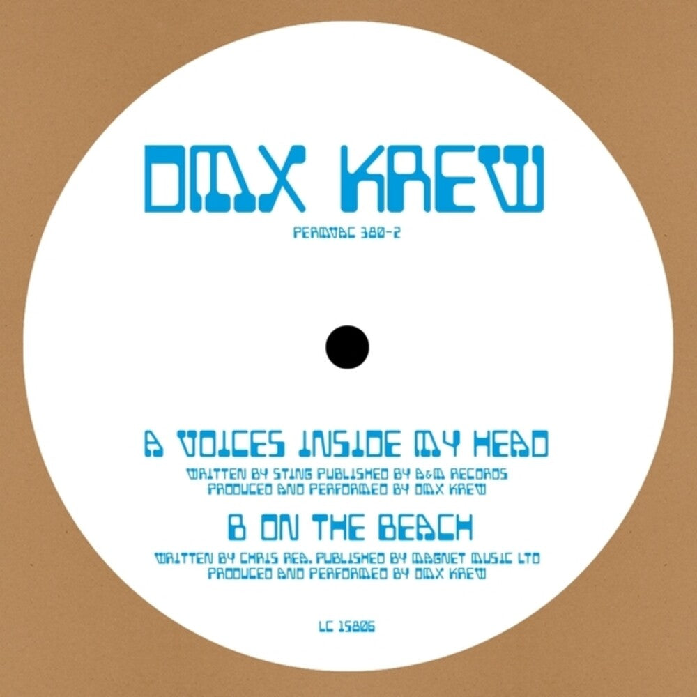 the album cover for Dmx Krew - Voices Inside My Head On The Beach