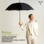 the album cover for Cyrille Dubois - Britten: En Francais