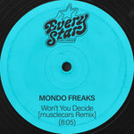 the album cover for Mondo Freaks - Won't You Decide (Musclecars Remix)
