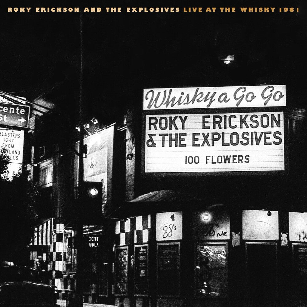 the album cover for Roky Erickson& The Explosives - Live At The Whisky 1981 - Neon Green [Colored Vinyl] (Grn)