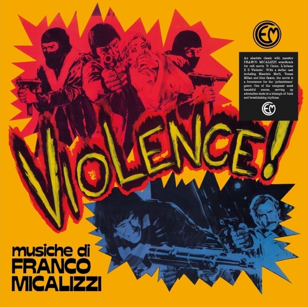 the album cover for Franco Micalizzi(Cvnl) - Violence [Clear Vinyl]