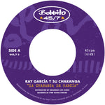 the album cover for Ray Garci­a y Su Charanga - "La Charanga de Garcia" b/w "Para Ti" [Opaque White 7” in paper sleeve]