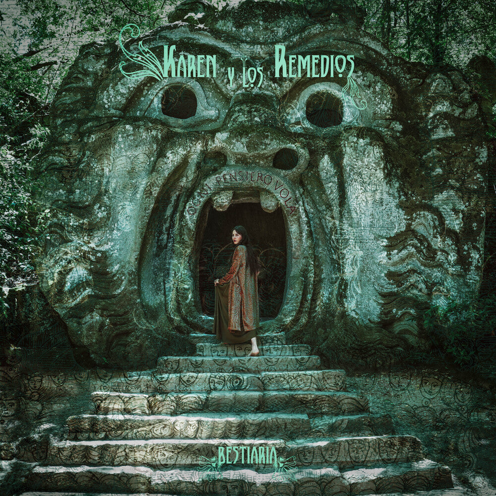 the album cover for Karen Y Los Remedios - Bestiaria [Colored Vinyl] (Grn)