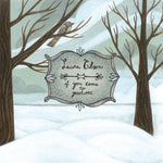 the album cover for Laura Gibson - If You Come To Greet Me - Graphite Eco [Colored Vinyl]