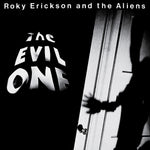 the album cover for Roky Erickson - Evil One [Indie Exclusive] Black & White Splatter Vinyl (Blk)
