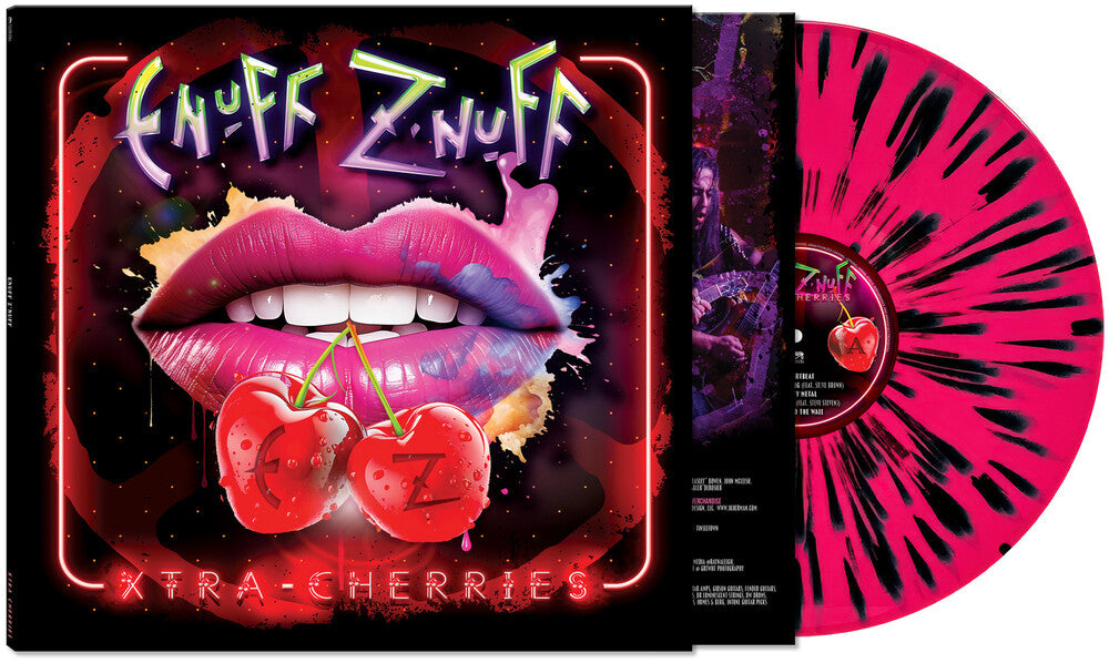 the album cover for Enuff Z'Nuff - Live at the Whisky-A-Go-Go[Pink/Black Marble]