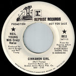 Neil Young With Crazy Horse : Cinnamon Girl (7", Single, Mono, Promo)