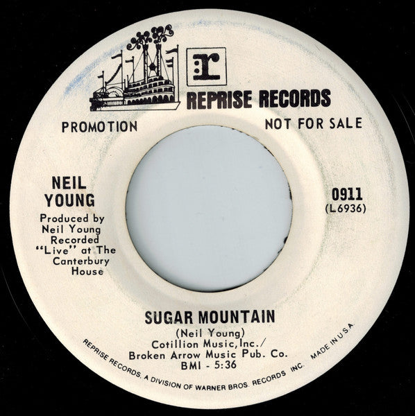Neil Young With Crazy Horse : Cinnamon Girl (7", Single, Mono, Promo)
