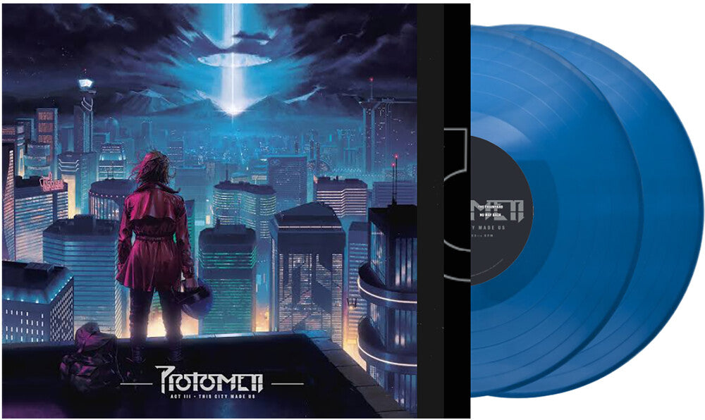 the album cover for Protomen - Act Iii: This City Made Us (Blue) [Colored Vinyl] [Limited Edition]