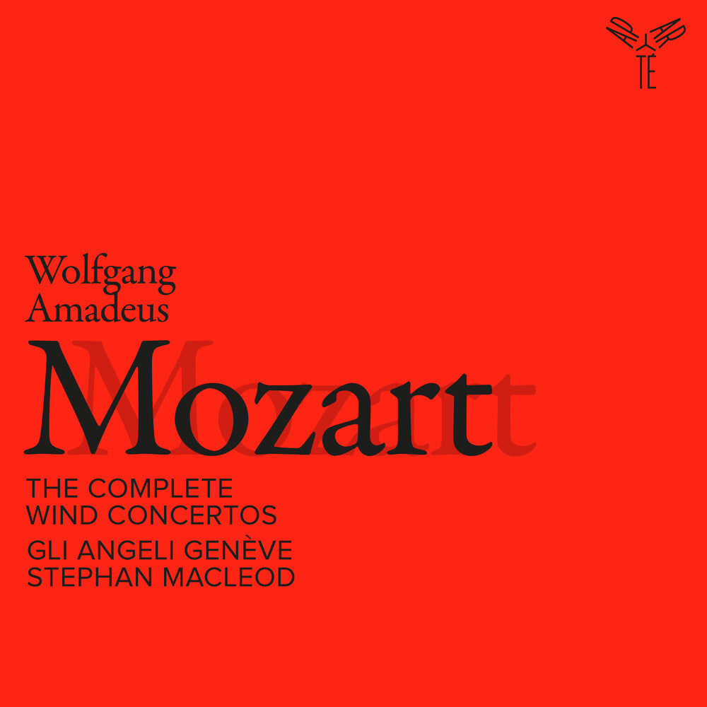 the album cover for Gli GeneveAngeli - Mozart: The Complete Wind Concertos