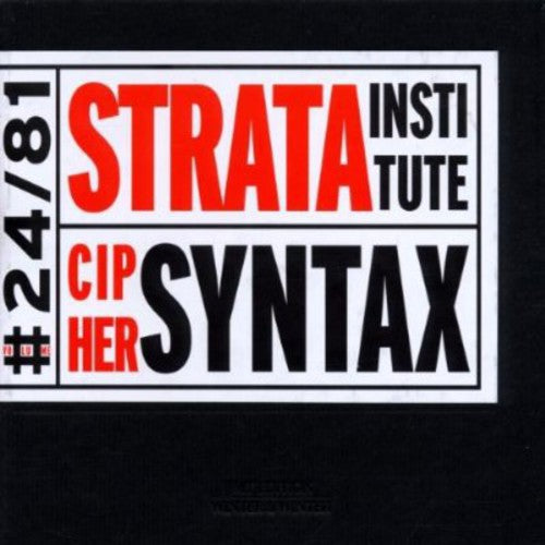 Instituto Strata - Sintaxis de cifrado (CD)
