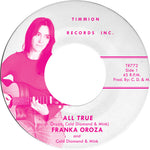 the album cover for Franka Oroza - All True