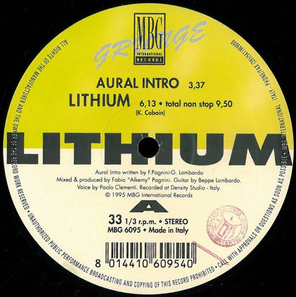 Alkemy : Lithium (12")