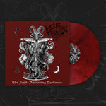 the album cover for Archgoat - Light-Devouring Darkness - Opaque Red Smoke Vinyl