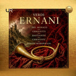 the album cover for Dimitri Mitropoulos - Mitropoulos Conducts Ernani