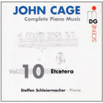 the album cover for STEFFEN SCHLEIERMACHER - Complete Piano Music 10: Etcetera