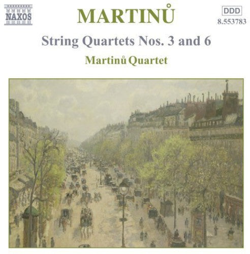 the album cover for Martinu Quartet - String Quartets 2