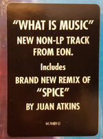 Eon : What Is Music / Spice (Juan Atkins Mix) (12")